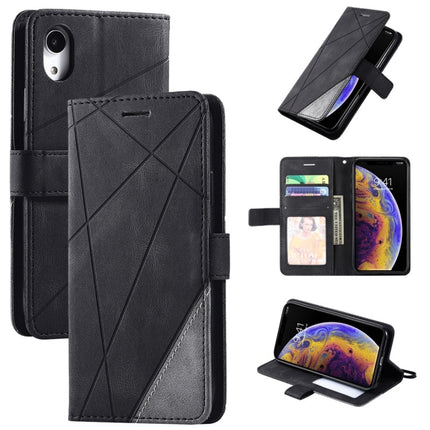 Skin Feel Splicing Horizontal Flip Leather Case with Holder & Card Slots & Wallet & Photo Frame, For iPhone 12 Pro Max, For iPhone 12 / 12 Pro, For iPhone 12 mini, For iPhone XR
