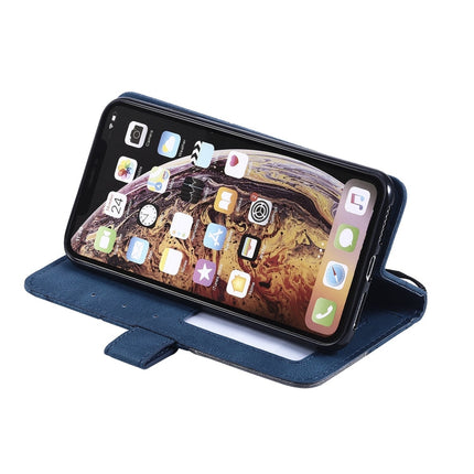 Skin Feel Splicing Horizontal Flip Leather Case with Holder & Card Slots & Wallet & Photo Frame, For iPhone XS Max