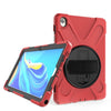 Shockproof Colorful Silicone + PC Protective Case with Holder & Hand Grip Strap, For Huawei MediaPad M6 10.8, For Huawei MediaPad M5 10.8, For Huawei MatePad 10.4, For iPad Mini 3 & 2 & 1