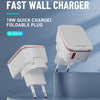 LDNIO A1204Q QC3.0 18W USB Fast Charger with 1m USB to 8 Pin Cable, EU Plug, UK Plug, US Plug