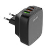 LDNIO Q334 32W Type-C + Dual USB Port Charger with 1m Micro USB Data Cable, EU Plug, UK Plug, US Plug