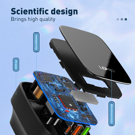 LDNIO Q334 32W Type-C + Dual USB Port Charger with 1m Micro USB Data Cable, EU Plug