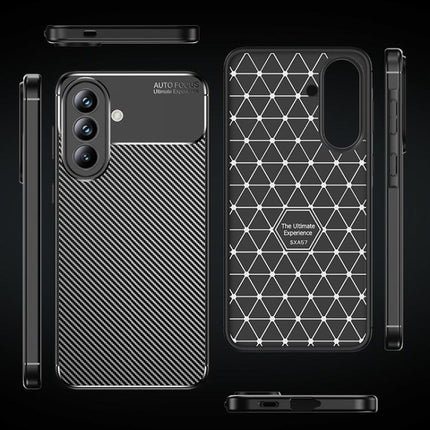 Carbon Fiber Texture Shockproof TPU Phone Case, For Samsung Galaxy A57 5G, For Samsung Galaxy A37 5G, For Samsung Galaxy A07 4G, For Samsung Galaxy A17 5G, For Samsung Galaxy A56 5G, For Samsung Galaxy A26 5G, For Samsung Galaxy A36 5G                 ...