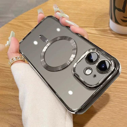 Electroplating MagSafe Phone Case, For iPhone 11, For iPhone 11 Pro