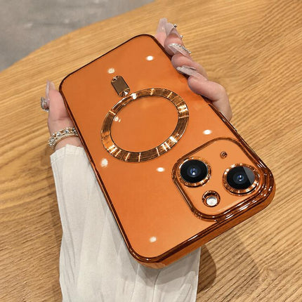 Electroplating MagSafe Phone Case, For iPhone 15, For iPhone 14 Plus