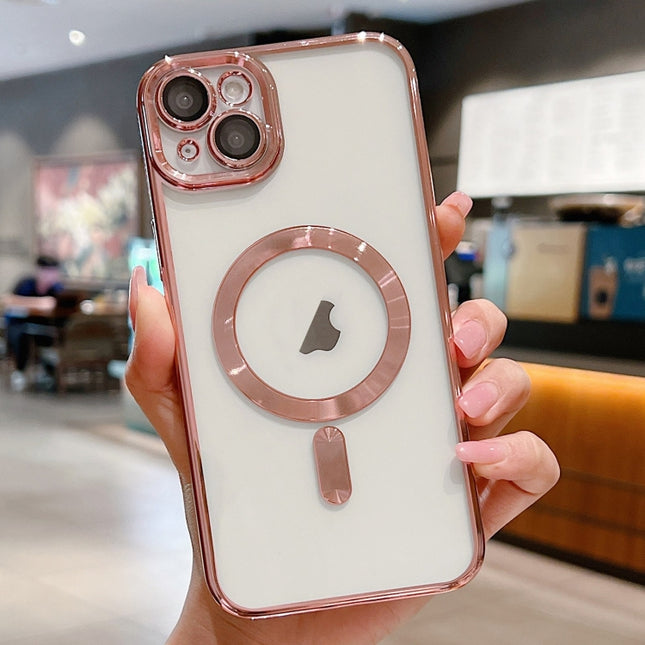 Electroplating MagSafe Phone Case, For iPhone 15, For iPhone 14 Plus
