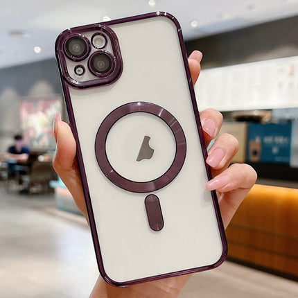 Electroplating MagSafe Phone Case, For iPhone 15 Pro Max, For iPhone 15 Pro, For iPhone 15 Plus