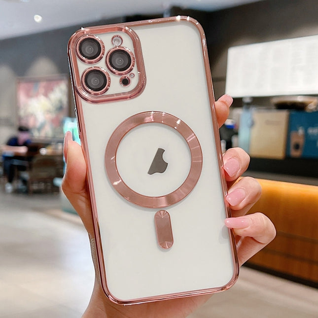 Electroplating MagSafe Phone Case, For iPhone 15 Pro, For iPhone 15 Plus