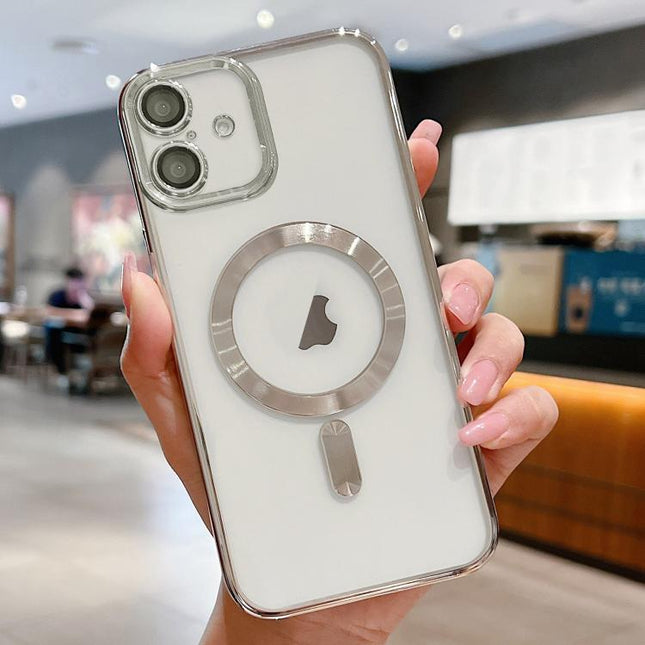 Electroplating MagSafe Phone Case, For iPhone 16 Pro, For iPhone 16 Plus