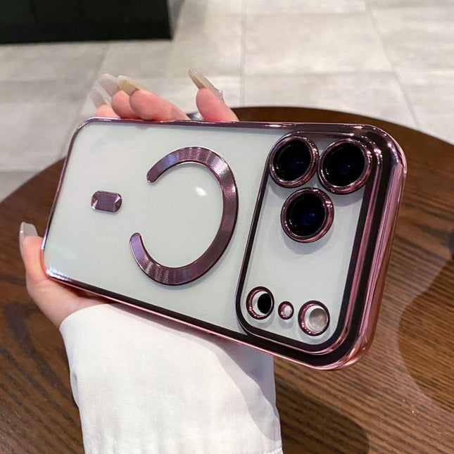 Electroplating MagSafe Phone Case, For iPhone 17 Pro, For iPhone 17