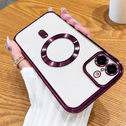 Electroplating MagSafe Phone Case, For iPhone 17e / 16e, For iPhone 17 Pro Max