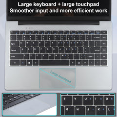 14 inch Windows 11 Laptop, Gen 4th Intel Core i7 CPU, 180 Degree Rotation Axis