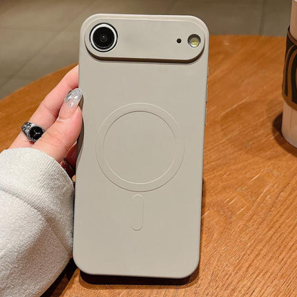 Solid Color Liquid Silicone MagSafe Magnetic Phone Case, For iPhone 17 Air