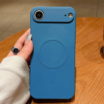 Solid Color Liquid Silicone MagSafe Magnetic Phone Case, For iPhone 17 Air