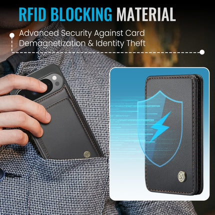 JEEHOOD J05 Business Magnetic Style RFID Leather Phone Case, For Google Pixel 9 Pro XL, For Google Pixel 9 / 9 Pro