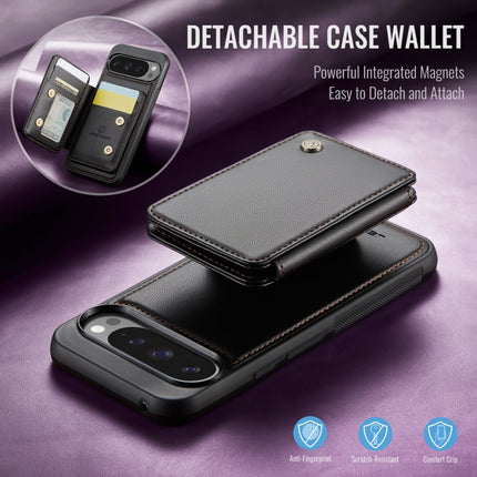 JEEHOOD J05 Business Magnetic Style RFID Leather Phone Case, For Google Pixel 9 Pro XL, For Google Pixel 9 / 9 Pro