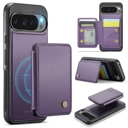 JEEHOOD J05 Business Magnetic Style RFID Leather Phone Case, For Google Pixel 9 Pro XL, For Google Pixel 9 / 9 Pro
