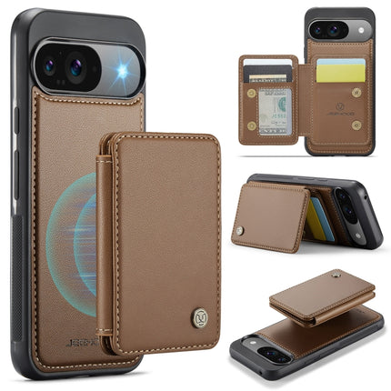 JEEHOOD J05 Business Magnetic Style RFID Leather Phone Case, For Google Pixel 9 Pro XL, For Google Pixel 9 / 9 Pro