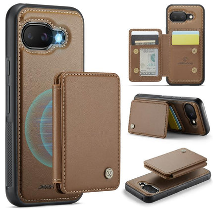 JEEHOOD J05 Business Magnetic Style RFID Leather Phone Case, For Google Pixel 11 Pro XL, For Google Pixel 11 / 11 Pro, For Google Pixel 10a, For Google Pixel 9a
