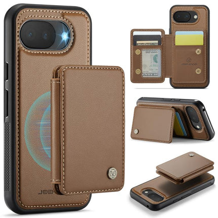 JEEHOOD J05 Business Magnetic Style RFID Leather Phone Case, For Google Pixel 11 Pro XL, For Google Pixel 11 / 11 Pro, For Google Pixel 10a, For Google Pixel 9a