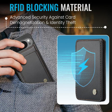 JEEHOOD J05 Business Magnetic Style RFID Leather Phone Case, For Google Pixel 11 Pro XL, For Google Pixel 11 / 11 Pro, For Google Pixel 10a, For Google Pixel 9a