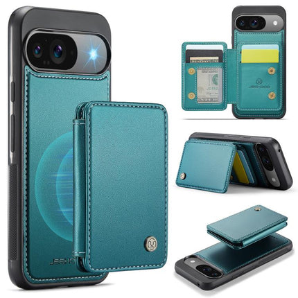 JEEHOOD J05 Business Magnetic Style RFID Leather Phone Case, For Google Pixel 11 Pro XL, For Google Pixel 11 / 11 Pro, For Google Pixel 10a, For Google Pixel 9a