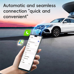 2 in 1 Car Carplay / Android Auto Carplay Box Wired to Wireless Smart Adapter