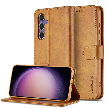 LC.IMEEKE Calf Texture Leather Phone Case
