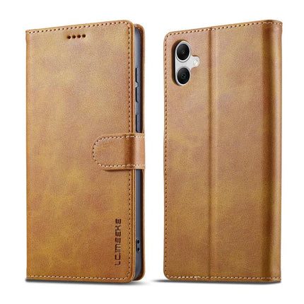 LC.IMEEKE Calf Texture Leather Phone Case