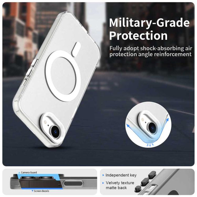 Candy Magsafe PC Hybrid TPU Phone Case, For iPhone 17e / 16e, For iPhone 17 Pro Max, For iPhone 17 Pro Max C-type