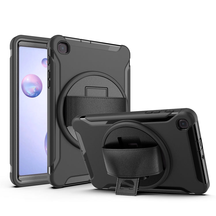 360 Degree Rotation PC+TPU Protective Cover with Holder & Hand Strap & Pen Slot, For Samsung Galaxy Tab A 8.4 (2020) T307, For Samsung Galaxy Tab S6 Lite, For iPad Pro 12.9 inch (2020), For iPad 10.2