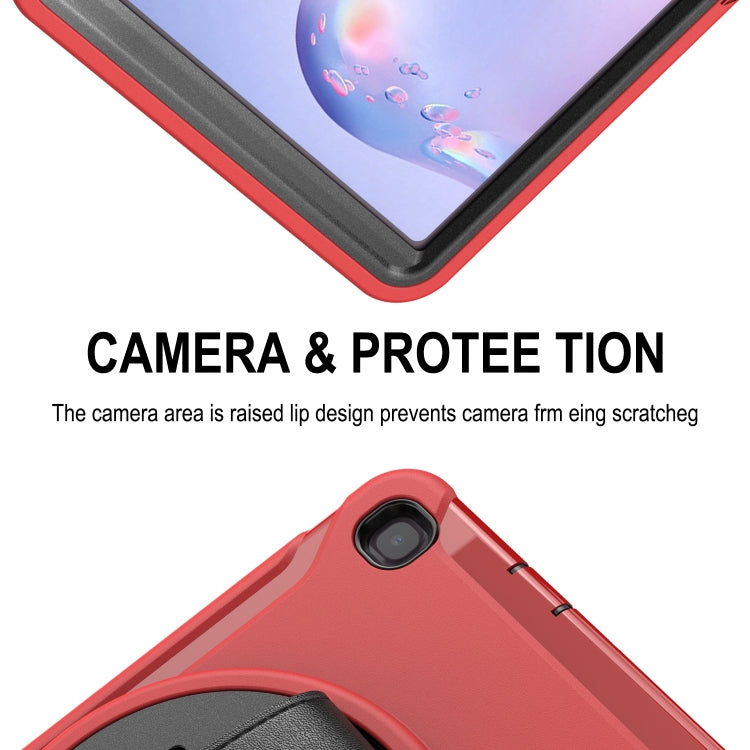 360 Degree Rotation PC+TPU Protective Cover with Holder & Hand Strap & Pen Slot, For Samsung Galaxy Tab A 8.4 (2020) T307, For Samsung Galaxy Tab S6 Lite, For iPad Pro 12.9 inch (2020), For iPad 10.2