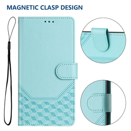 Honeycomb Embossing RFID Leather Phone Case, For iPhone XR, For iPhone XS Max, For iPhone 8 Plus / 7 Plus