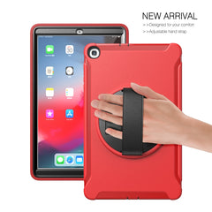 360 Degree Rotation PC+TPU Protective Cover with Holder & Hand Strap, For Samsung Galaxy Tab A 10.1 (2019) T510 / T515