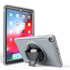 360 Degree Rotation PC+TPU Protective Cover with Holder & Hand Strap, For Samsung Galaxy Tab A 10.1 (2019) T510 / T515