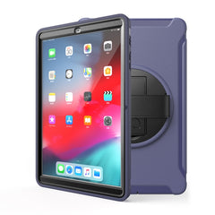 360 Degree Rotation PC+TPU Protective Cover with Holder & Hand Strap, For Samsung Galaxy Tab A 10.1 (2019) T510 / T515