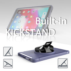 360 Degree Rotation PC+TPU Protective Cover with Holder & Hand Strap, For Samsung Galaxy Tab A 10.1 (2019) T510 / T515