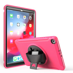 360 Degree Rotation PC+TPU Protective Cover with Holder & Hand Strap, For Samsung Galaxy Tab A 10.1 (2019) T510 / T515