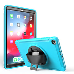 360 Degree Rotation PC+TPU Protective Cover with Holder & Hand Strap, For Samsung Galaxy Tab A 10.1 (2019) T510 / T515