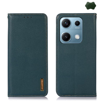 KHAZNEH Nappa Top Layer Cowhide Leather Phone Case, For Redmi Note 15 Pro 4G Global 163.2mm, For Redmi K90/Poco F8 Pro, For Redmi Note 15 Pro 5G Global 163.6mm, For Redmi 13X, For Redmi Note 14S 4G, For Redmi Turbo 4 Pro