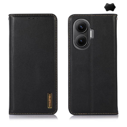 KHAZNEH Nappa Top Layer Cowhide Leather Phone Case, For Redmi Note 15 Pro 4G Global 163.2mm, For Redmi K90/Poco F8 Pro, For Redmi Note 15 Pro 5G Global 163.6mm, For Redmi 13X, For Redmi Note 14S 4G, For Redmi Turbo 4 Pro