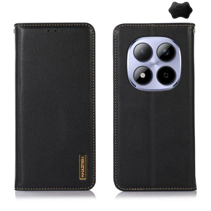 KHAZNEH Nappa Top Layer Cowhide Leather Phone Case, For Redmi Note 15 Pro 4G Global 163.2mm, For Redmi K90/Poco F8 Pro, For Redmi Note 15 Pro 5G Global 163.6mm, For Redmi 13X, For Redmi Note 14S 4G, For Redmi Turbo 4 Pro