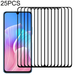 25 PCS Full Glue Full Screen Tempered Glass Film