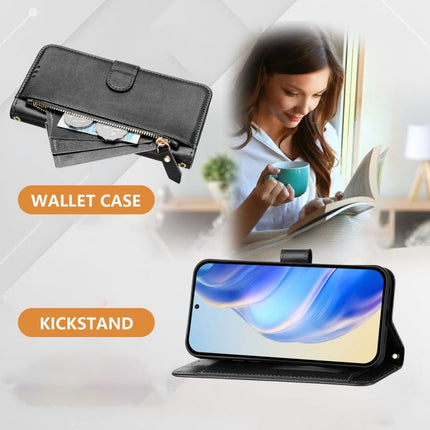 Multi-Card Slots Zipper Wallet Leather Phone Case, For iPhone 13 mini, For iPhone 12 / 12 Pro, For iPhone 12 Pro Max, For iPhone 12 mini