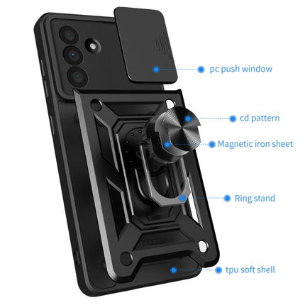 Sliding Camera Cover Design TPU+PC Phone Case, For Samsung Galaxy A36 5G, For Samsung Galaxy A16 5G, For Samsung Galaxy A06 4G
