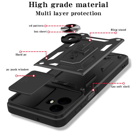 Sliding Camera Cover Design TPU+PC Phone Case, For Samsung Galaxy A07 4G, For Samsung Galaxy A56 5G, For Samsung Galaxy A26 5G