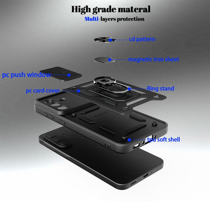 Sliding Camera Cover Design TPU+PC Phone Case, For Samsung Galaxy A57 5G, For Samsung Galaxy A37 5G, For Samsung Galaxy A27 5G