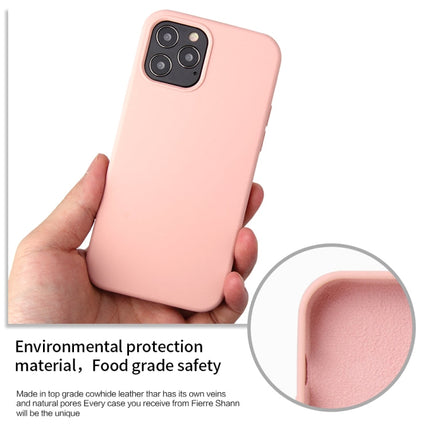 Solid Color Liquid Silicone Shockproof Protective Case, For iPhone 12 mini