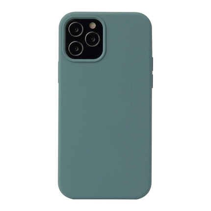 Solid Color Liquid Silicone Shockproof Protective Case, For iPhone 12 mini