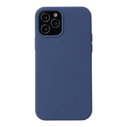 Solid Color Liquid Silicone Shockproof Protective Case, For iPhone 12 / 12 Pro